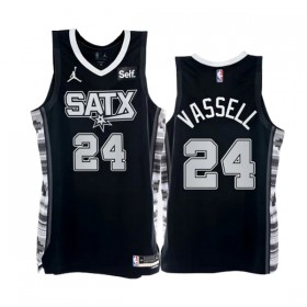 Dres San Antonio Spurs Devin Vassell 24 Jordan 2022-23 Statement Edition Crno Swingman